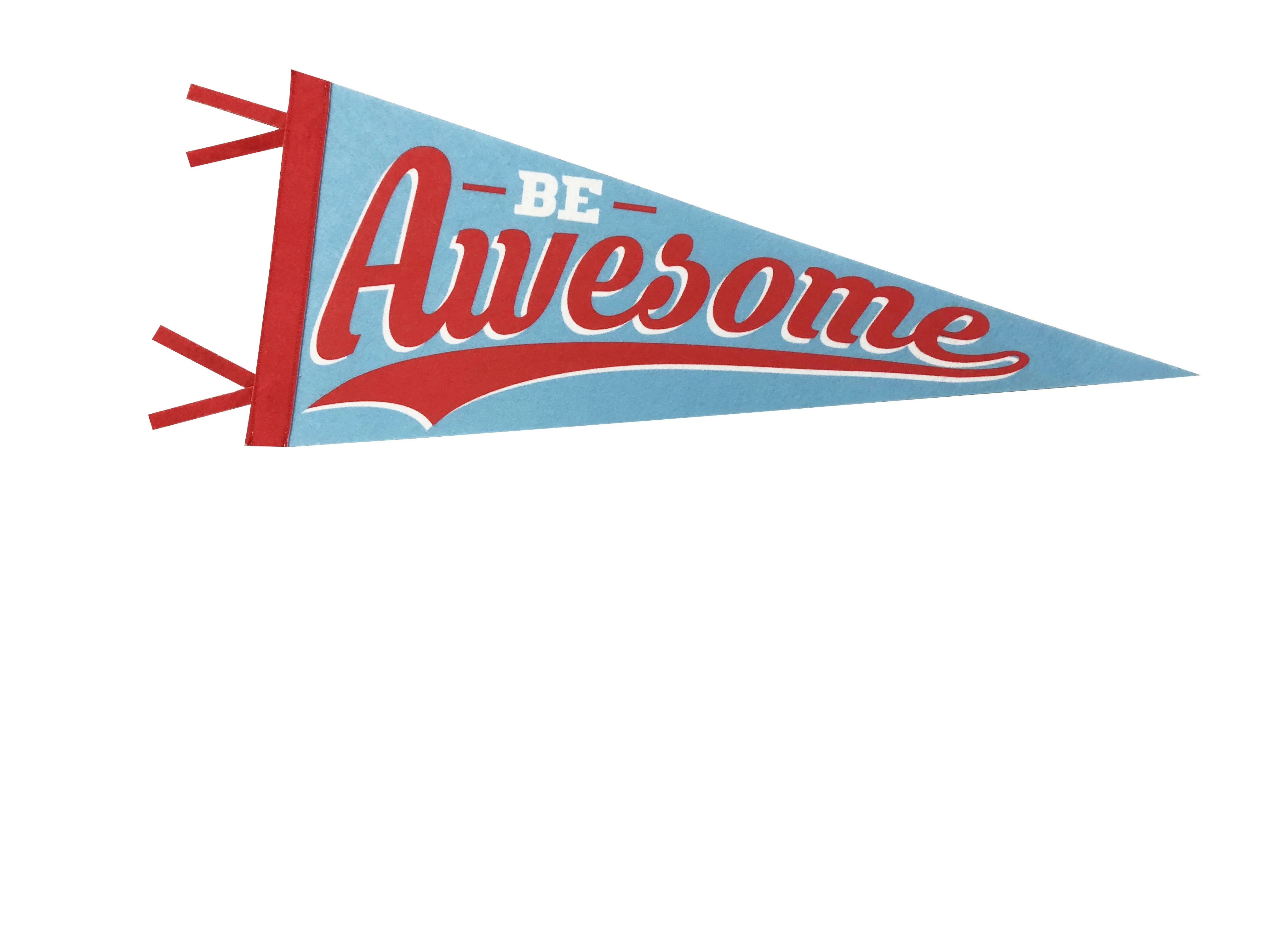 Top Sale high quality mall event custom sublimation felt pennant flag