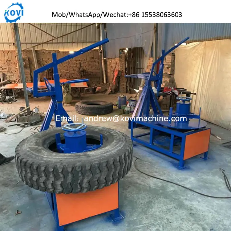 Мобильная машина для резки шин и резины, машина для переработки шин