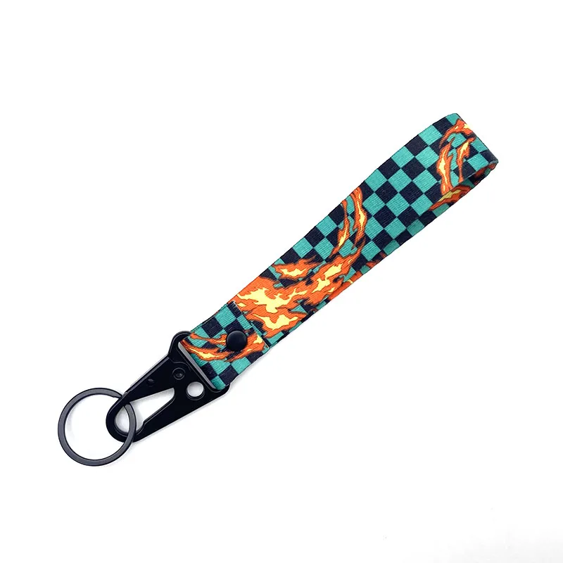 YYX Jettags Anime Cartoon Custom Sublimation Logo Wrist Short Lanyard Keychain as Promotional Gifts