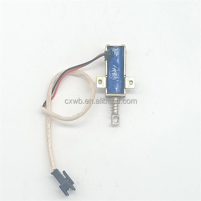 Factory price U0436L pull type open frame solenoid  DC 3v 6V electric solenoid travel  6mm  mini solenoid