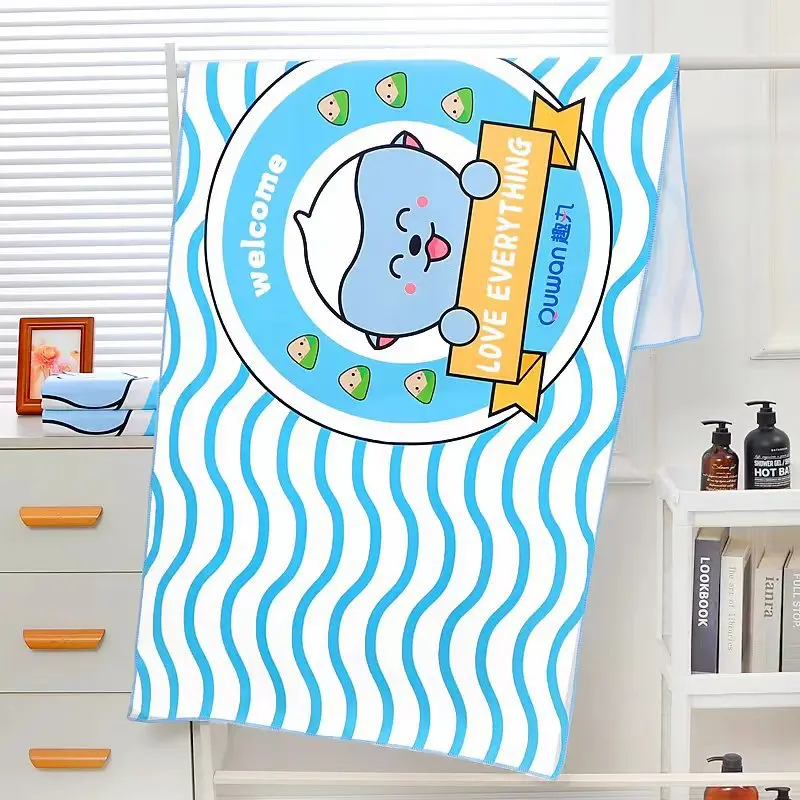 Customized Microfiber Towel Summer Quick Dry Custom Sublimation Printed Sand Bath Towels Personalized Beach Towel