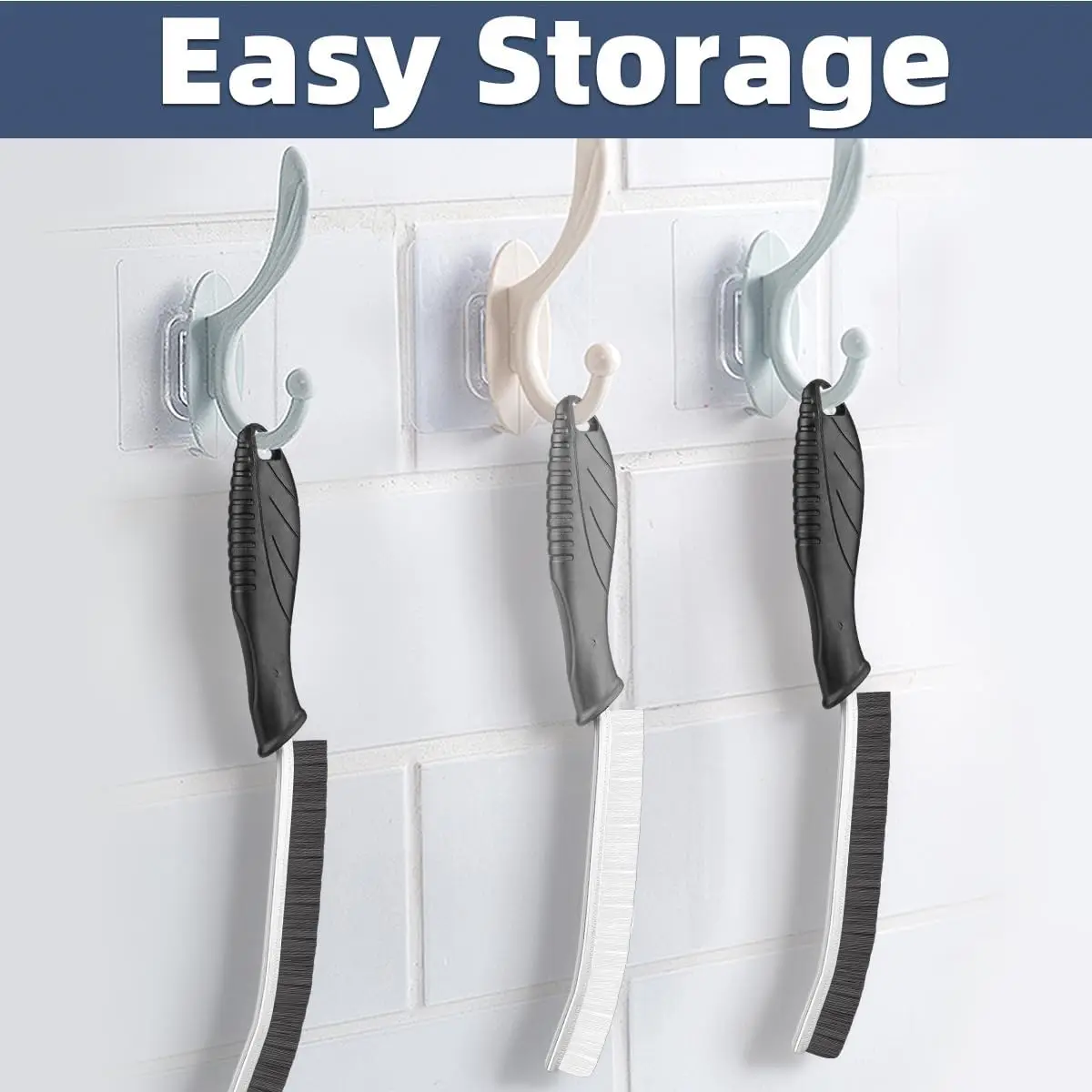 Hard Bristle Crevice Cleaning Brush - Cleaning Tools for Household Use Multifunctional Gap Cleaning Supplies