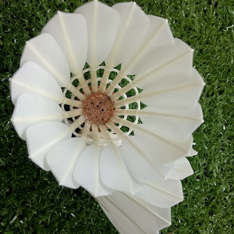 
Super Quality Goose Feather Badminton Shuttlecock 