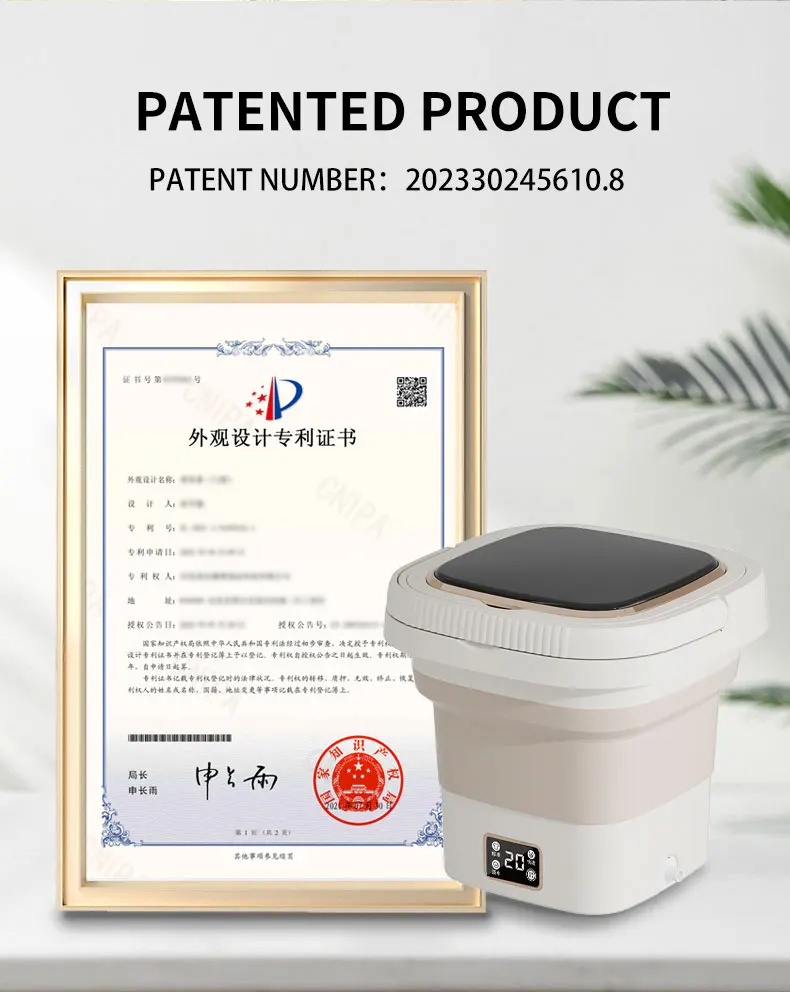 New Foldable Mini Washing Machine Baby Clothes Underwear Portable Folding Washing Machine For Travelling Use