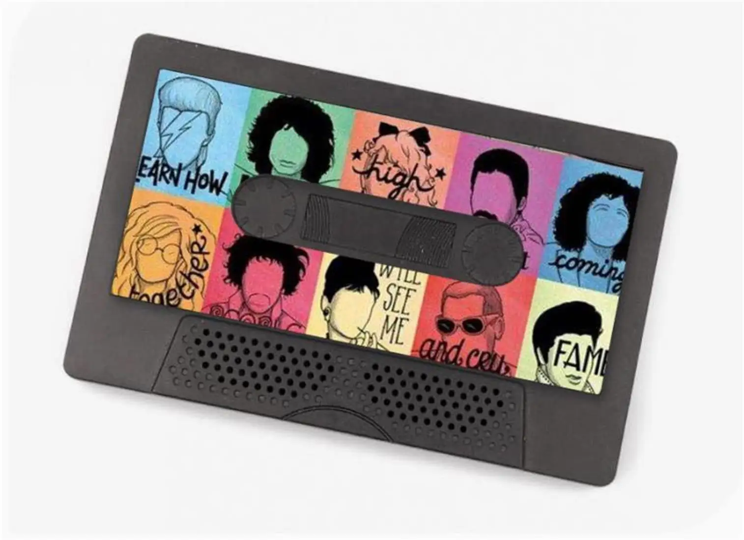 Promotional Speaker Vintage Wireless Speaker Tape Design 2023 Cartoon Speaker for Children ultra-thin Retro Private Model