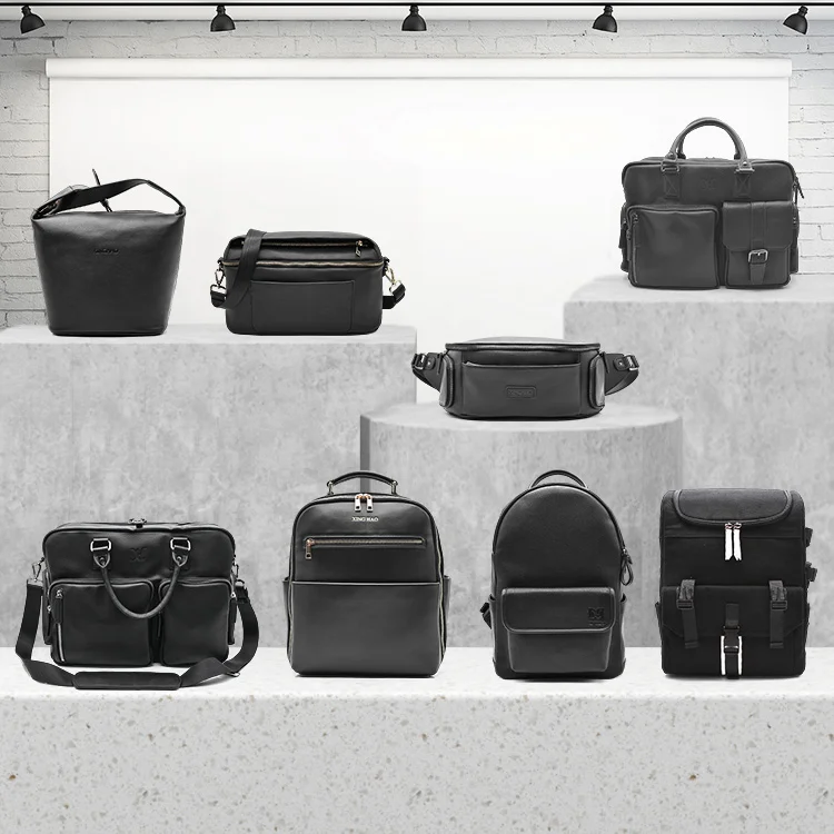 High quality logo custom leather camera backpack professional digital gear camera bag for photography