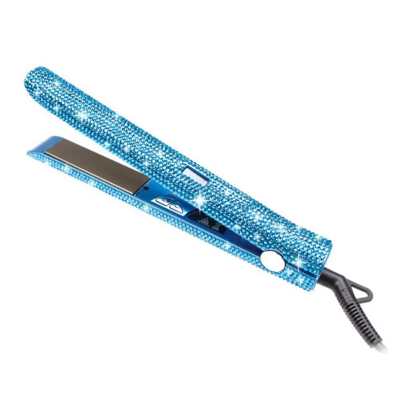 Fashionable Rhinestone hair straightener bling flat irons hair straightener  Custom Diamond Crystal