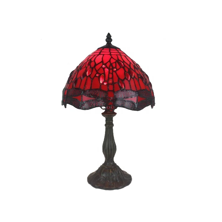 Guangdong Tiffany Style 12 Inch Hanging Lamps Victorian Stained Glass Lampshade