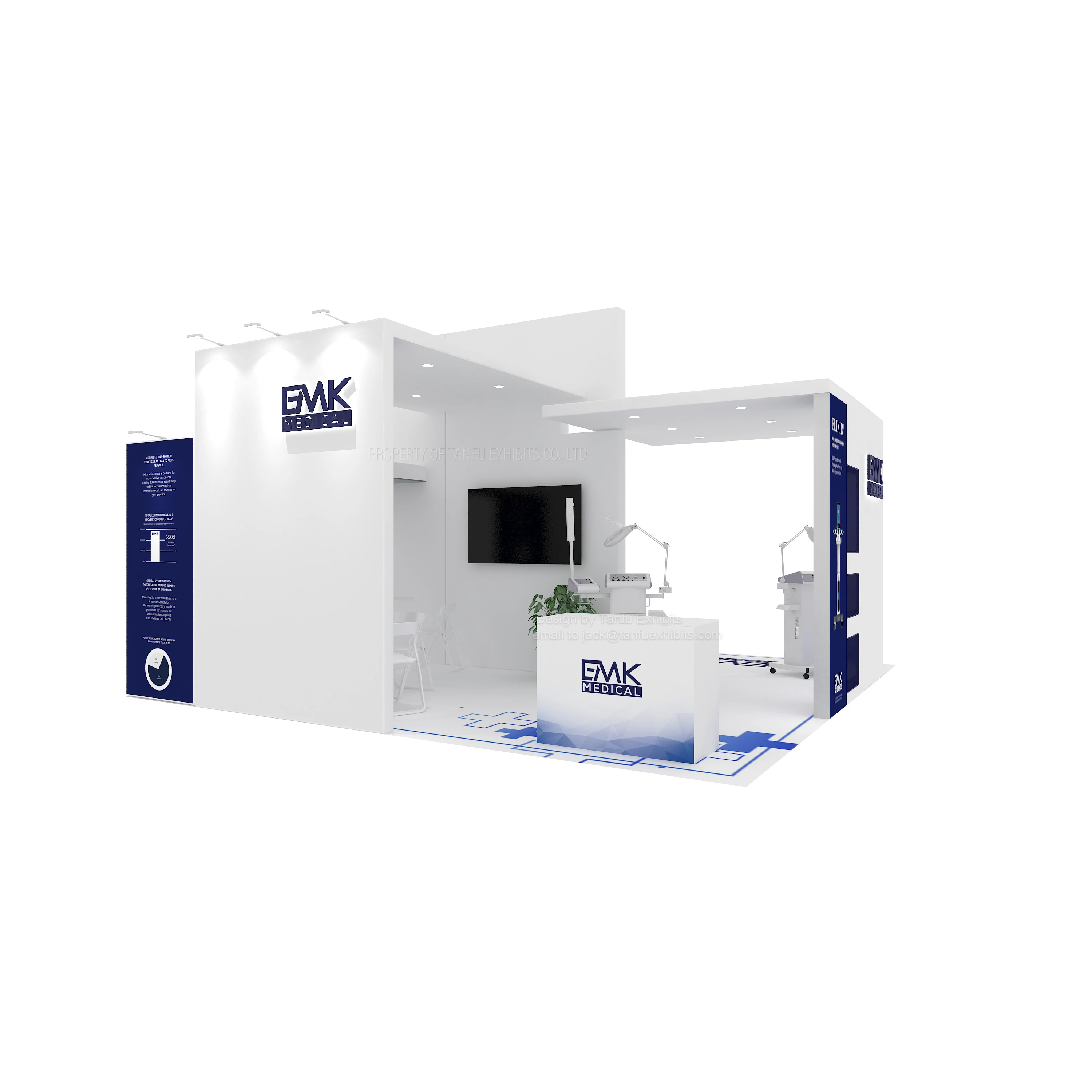 Personalized Portable Modular Display Booth Trade Show Equipment Exhibition Booth Trade Show Booth
