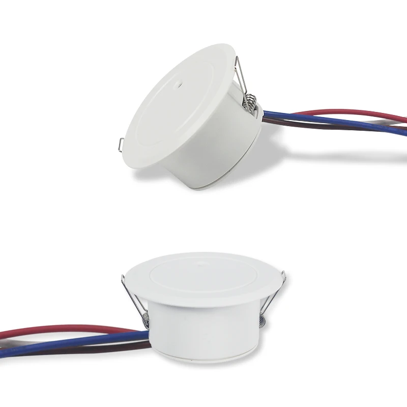 360 Degree 110-220V Embedded  hidden mounted Ceiling mounted Automatic Microwave radar Sensor For led Ceiling Light
