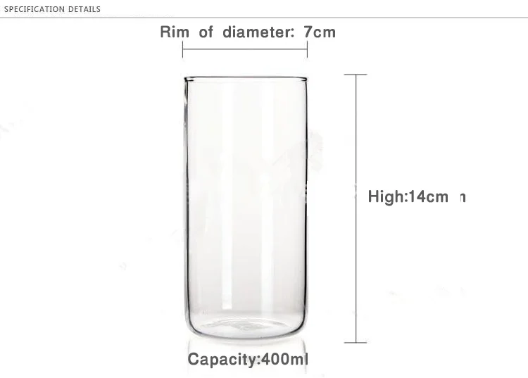 Factory Sale Cheap Glass Cups Home Desktop Kitchen Drinking Water Glass Cup