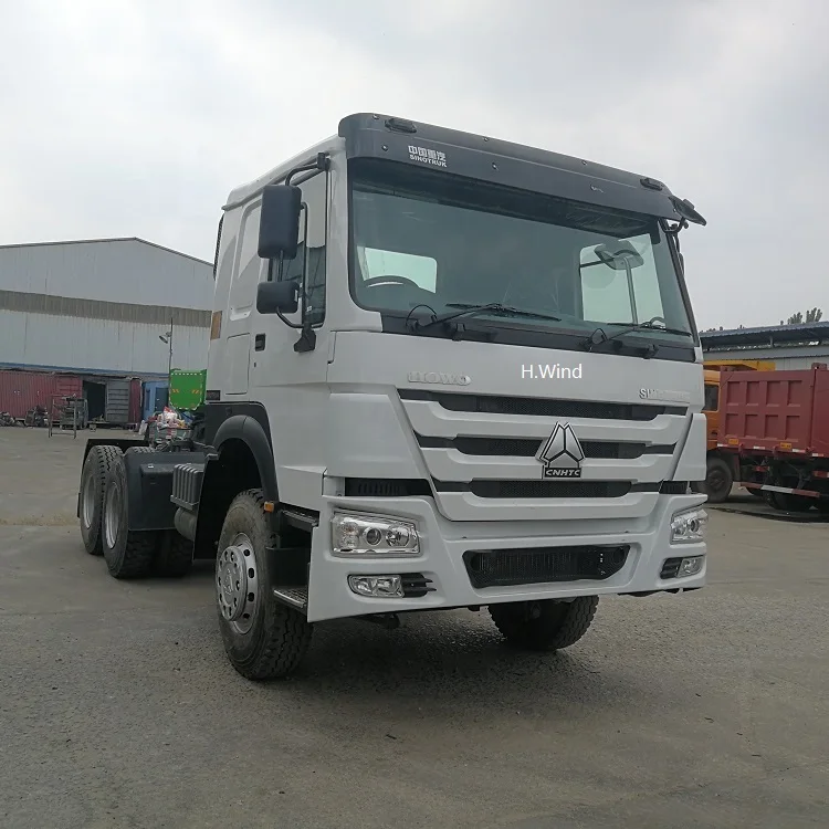 
10 wheels powerful 6*4 used HOWO tractor truck for sale 