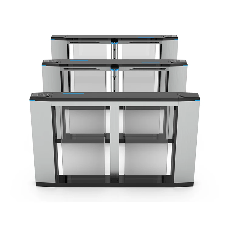 Luxury Self Closing Fast Lane  Smart High Performance Electronic Board High Safety Full automatic Barrier Swing Arm Speed Gate