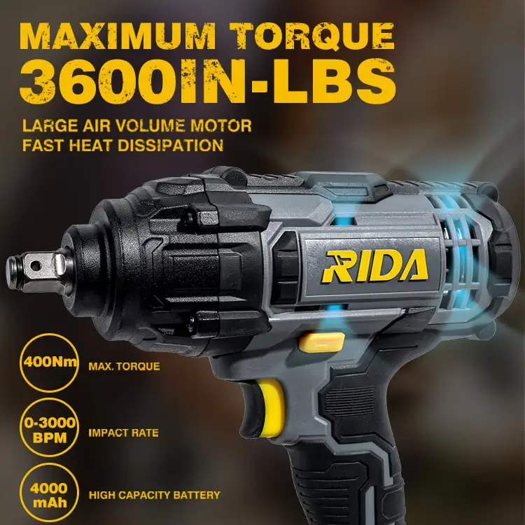 20V cordless impact wrench heavy duty lithium battery