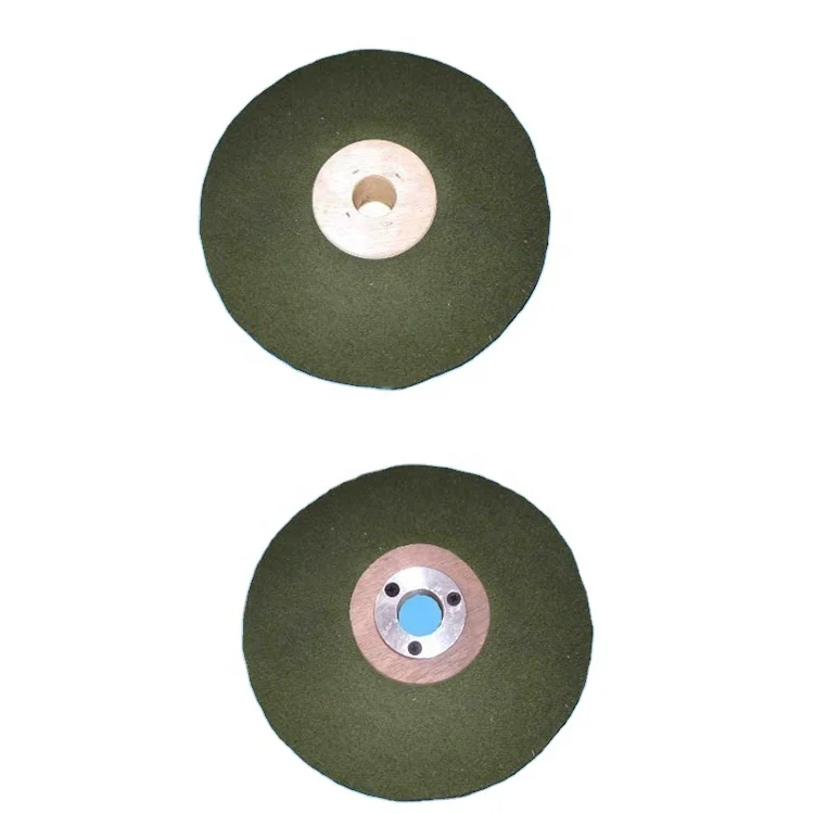 round brush in wood handle green cotton with  felt footwear circular brush for shoe factory as round brush