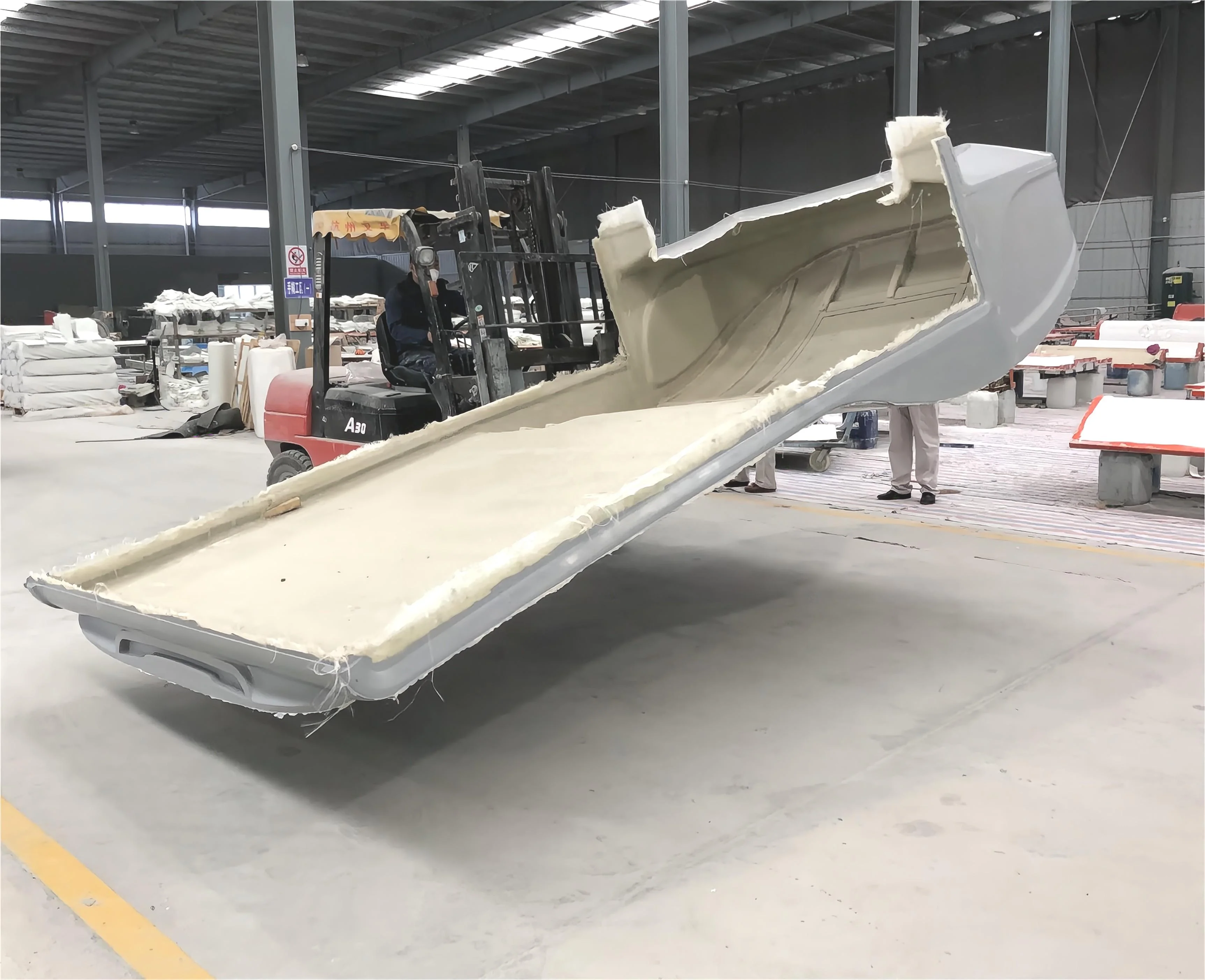 Factory Custom Fiberglass Harp Top Roof of RV Customized FRP Canopy for Hand Lay-up Automotive