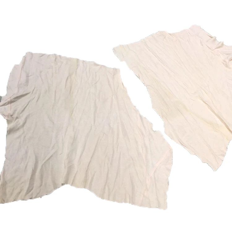 Recycled 90% Cotton Used Waste Mixed T-shirt Disposable Industrial Wiping Rags Fabric Waste