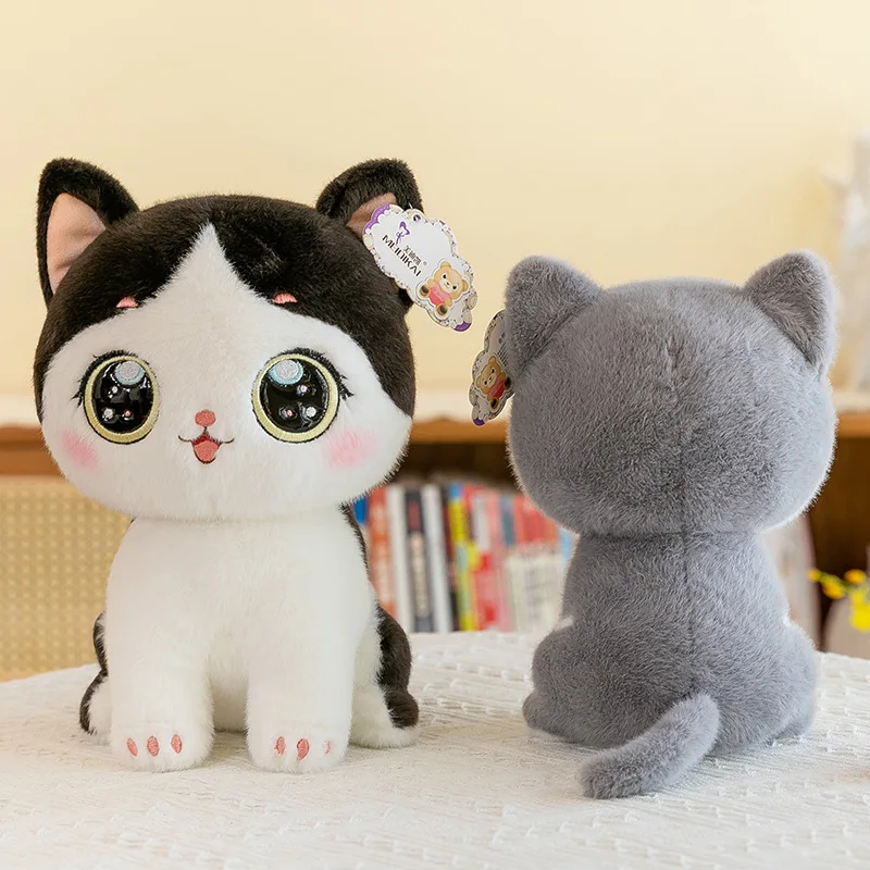Kinqee Wholesale 2024 Newest Cat Plush Toy Cute Sleep Pillow Anime Soft Kt Cat Plush Toy For Girls