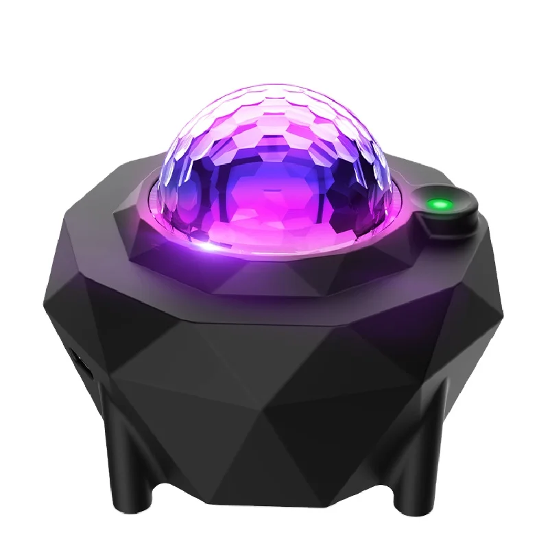 Usb Star Night Light 3 In 1 Rgb Led Music Starry Sky Projector Light With Ocean Wave Bedroom Ceilling Light