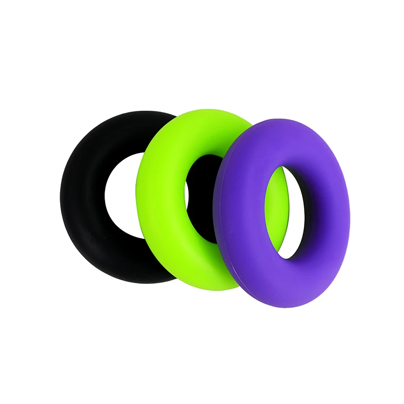 Libenli O Ring Silicone Colorful 20-70Lbs Resistance Strength Training Arm Finger Trainer Exerciser Sport Workout Hand Grip