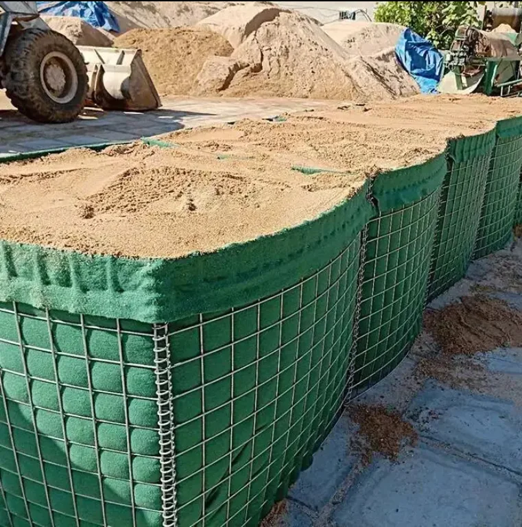 Factory Price Hot-dipped Galvanized Welded Sand Gabion Basket Anti-thief 4mm Gabion Basket for Retaining Wall