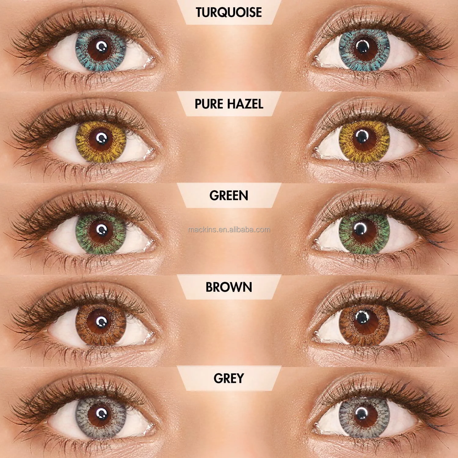 Оптовая продажа ежемесячные линзы цветные мягкие