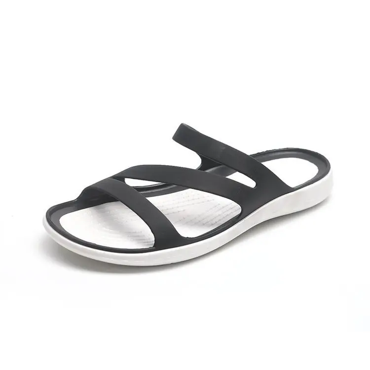 Ladies Casual Slippers Hollow Flat Simple Style Slippers Plastic women slippers sandals flats