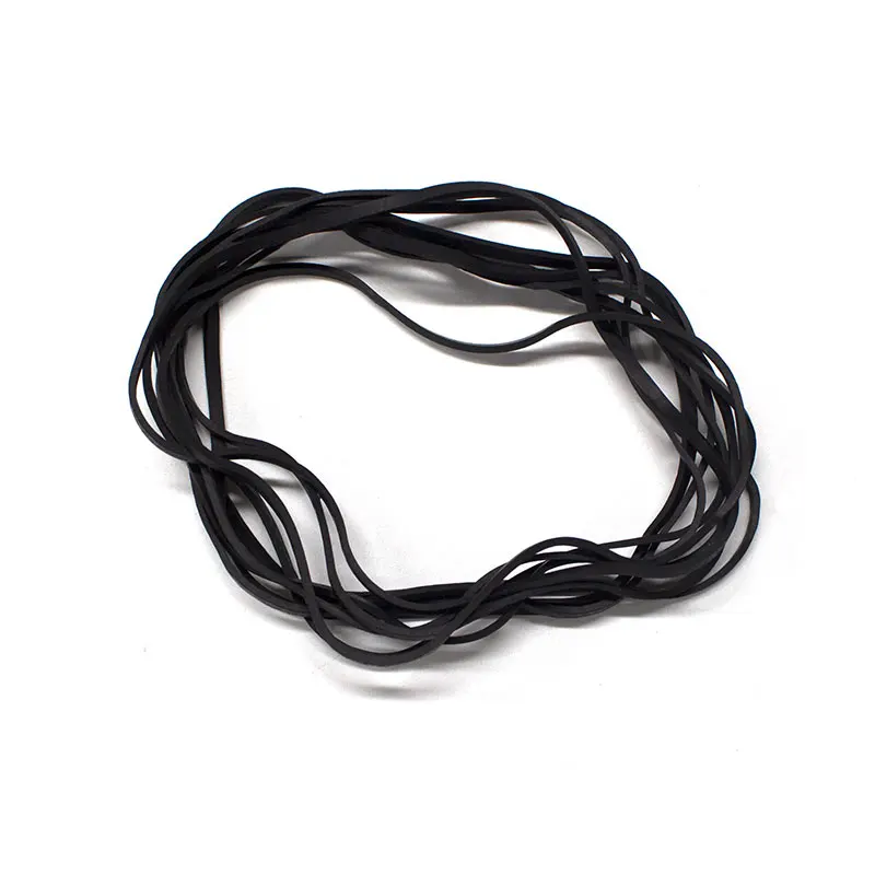 Custom High Quality Black Elastic Rubber Bands Environmental Natural Color Rubber Bands For Home Office