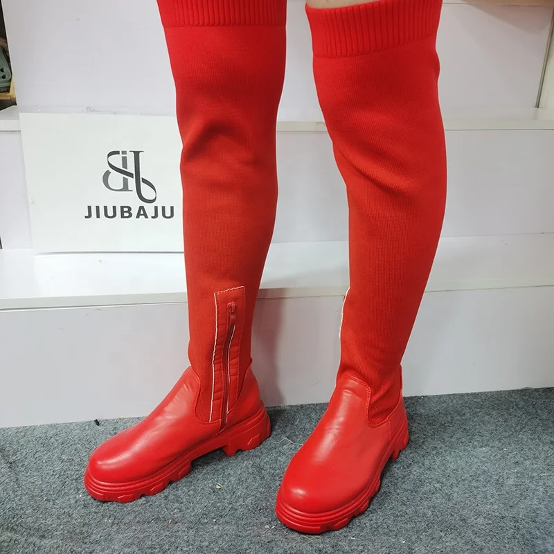 Platform Boots Winter Over The Knee Boots Thigh High Winter Shoe