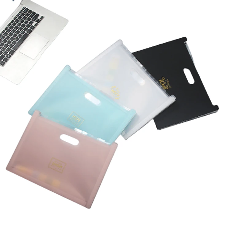 Папка для документов Data A4 Pp Trifold Clear Deep Pocket портативная с