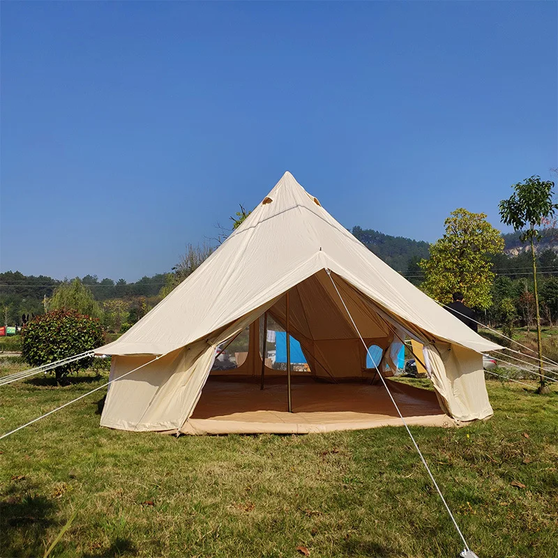 Waterproof 4 Season Camping Tents Outdoor Bell Tents Two Canvas Tents For Sale