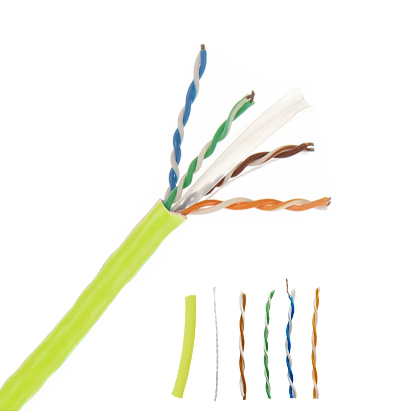 Utp CAT6 кабель lan cat 6 сетевой pvc 23 awg 26awg 1000 Мбит/с