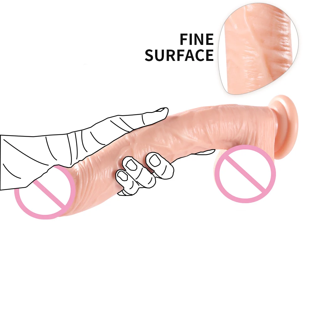 XISE Sex Toy Supplier 33.5cm PVC Dildo Huge Artificial long Penis Big Dildo Sex Toy for Women with Suction Cup Sex Toy for Adult