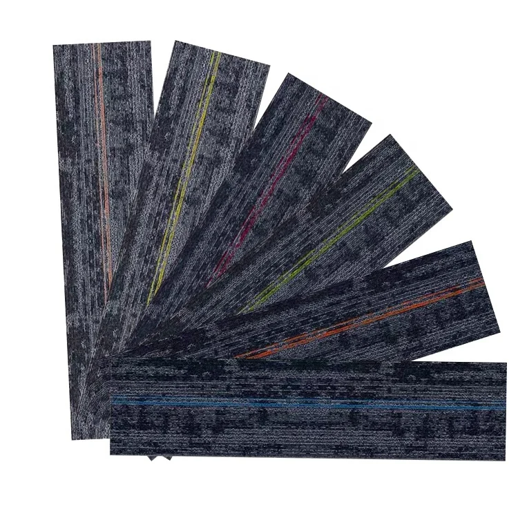 Xnuoao New hot sale fire rated fast shipping black white carpet tiles 25x100