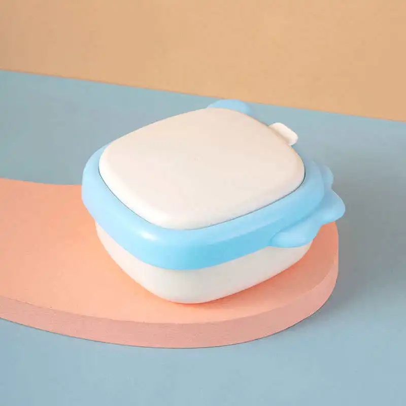 Travel Baby Food Storage Container Cute Colorful Baby Bowl Eating Training Portable Complementary Food Box