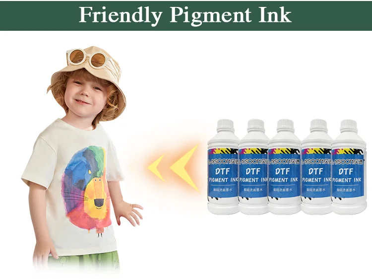 Factory Hot Selling 60cm dtf printer two xp600 4720 i3200 heads T shirt direct to film inkjet printer for all fabric