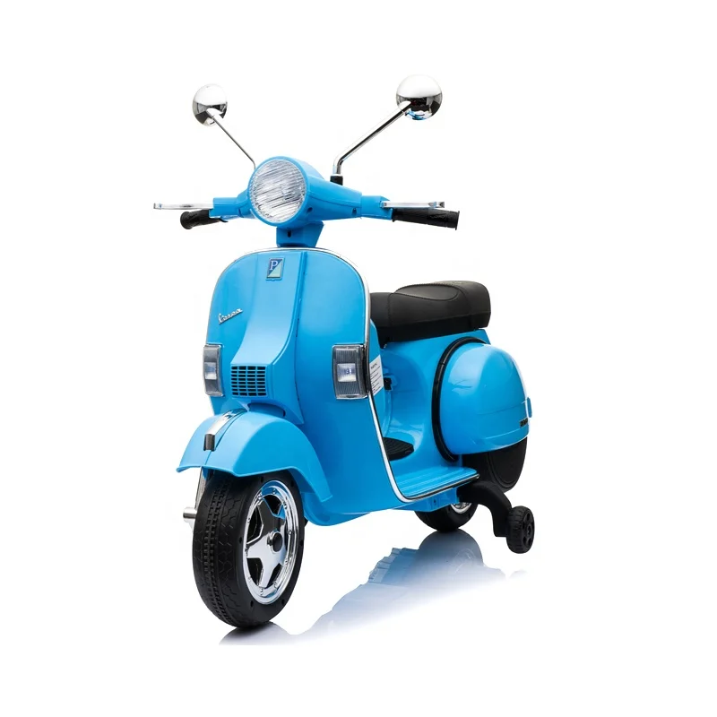 Лицензированный Детский Электрический мотоцикл VESPA PX150 игрушечные детские мотоциклы