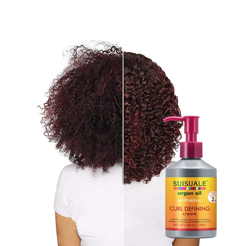 Private Label Natural Shea Butter Enhancing Smooth Anti frizz Deep Moisturizing Defining Hair Curl Cream