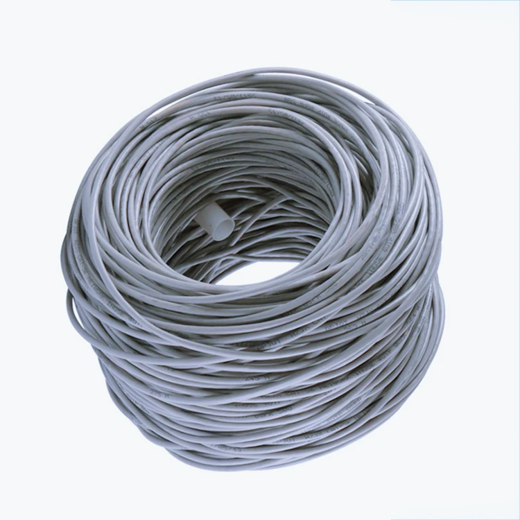 Cat6 Ethernet кабель 1000ft - 23 AWG изоляционный твердый медный провод Интернет-кабель с функцией снижения уровня шума крест сепаратор-550 м