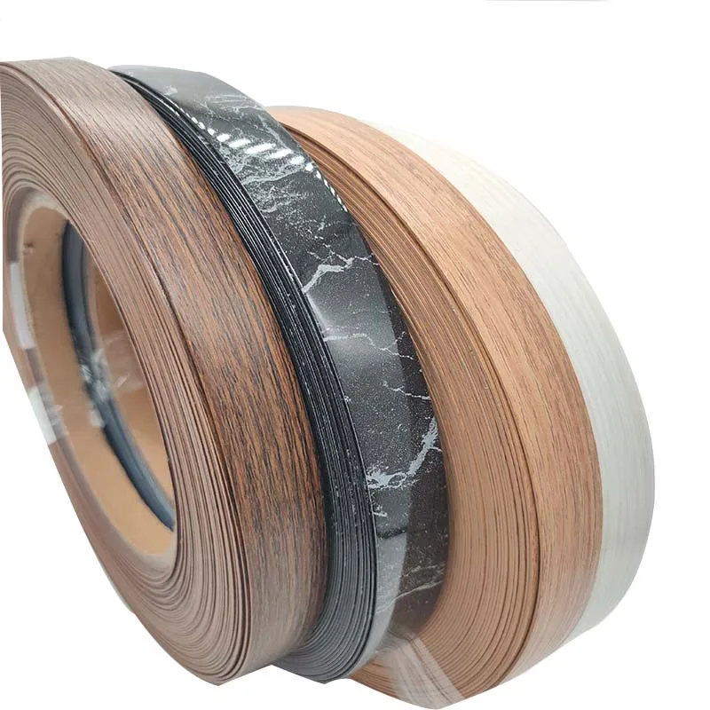 Waterproof Flexible Plastic ABS PVC Strip Edging  Edge Banding For MDF Board Desk