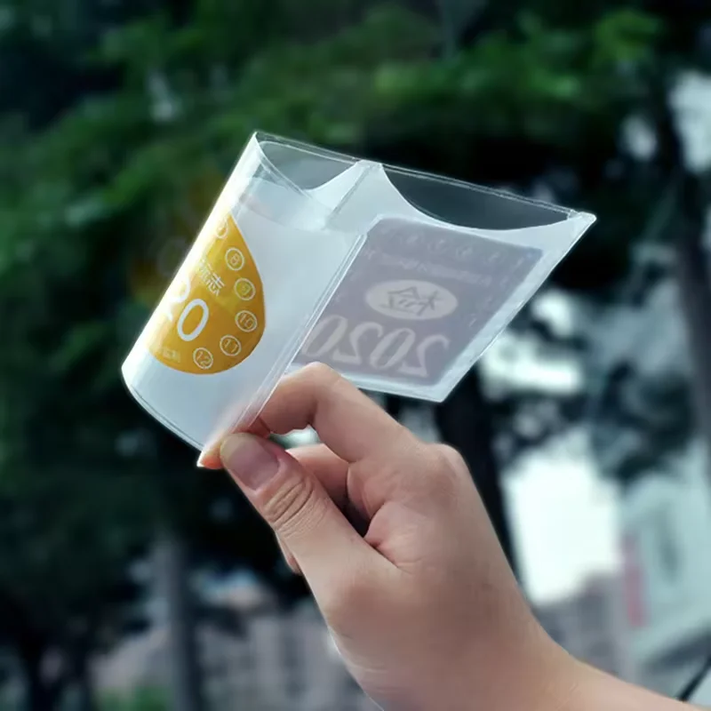 Car Windshield Sticker Clear Window Static Cling Film Decals for Car Parking Permit Inspection Sticker used indoor or outdoor