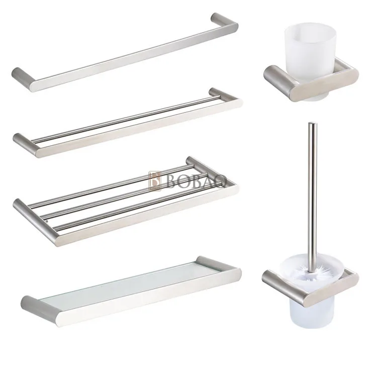 Luxury Bathroom Hardware Pendant Rose Gold Wall Mounted Brass Bathroom Accessories Set