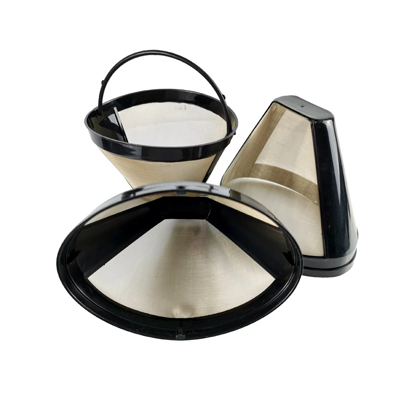 Coffee filter dripper cups mugs  basket Reusable Nylon SUS304 food grade mesh