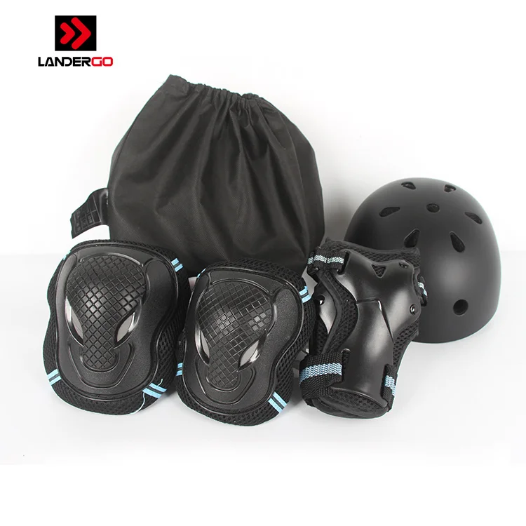 7pcs/set Cycling Roller Skating Protective Gear Pads Helmet Knee Elbow Wrist Guards Outdoor Sport Safety Protector for Kids