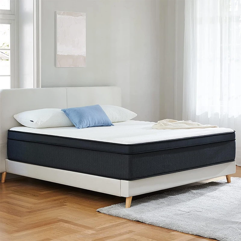 Single Spring Mattress with Air Buffer Gel Memory Foam Mattresses Bedroom Furniture Support Medium Firm 30 cm Height Bed