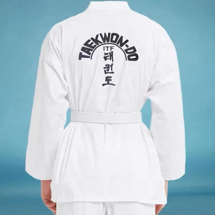 Заводская индивидуальная ткань Тхэквондо Itf Униформа Tkd Dobok