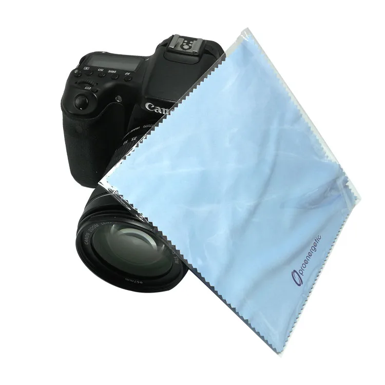 Bulk Custom Printed Logo White Microfibre Micro Fibre Microfiber Suede Glasses Camera Optical Eyeglass Lens Cleaning Cloth