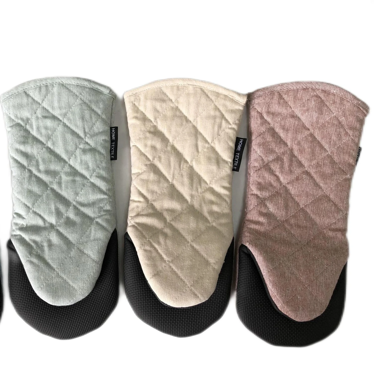 Promotional Kitchen Glove Heat Resistant Long Oven Mitts customized restaurant kitchen silicone oven mitts