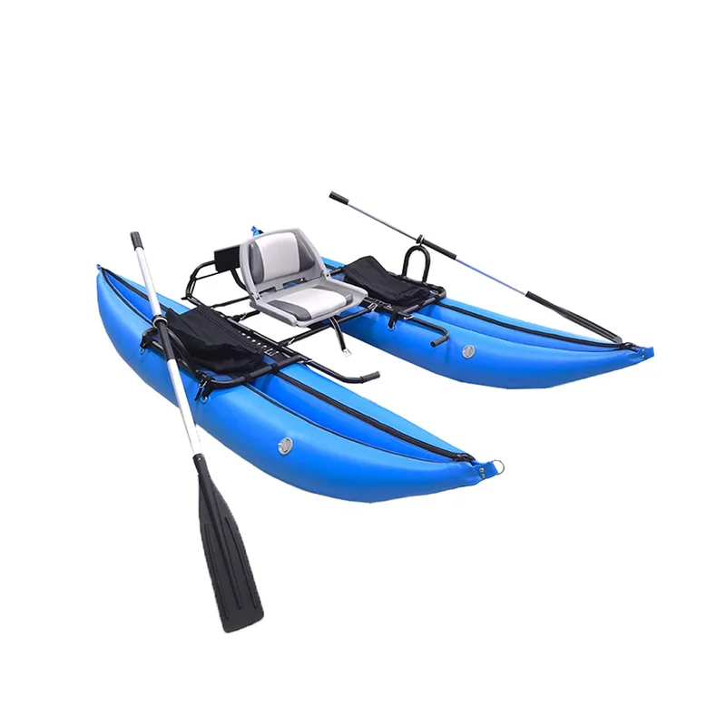 New design Oem cheep portable boat for sale Inflatable Water fishing Boat rowing boat single for sale