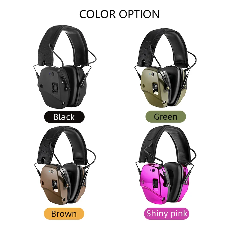 High Reputation Portable Bluetooth Hearing Protection Safety Headphone wireless Shooting Headset